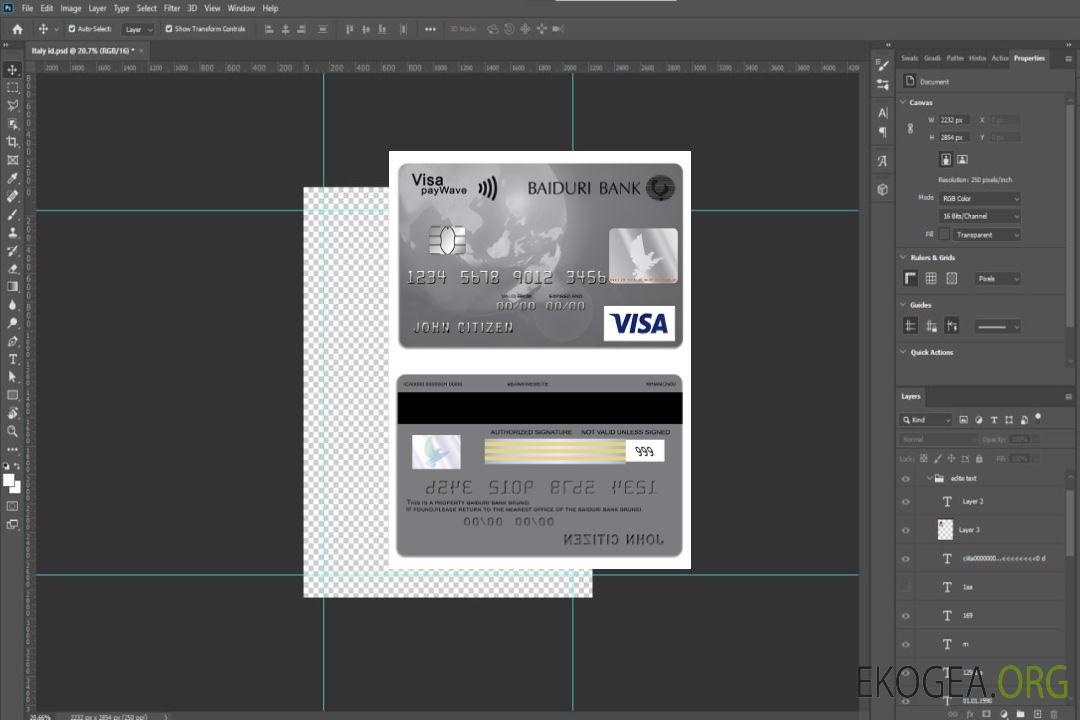 Carte de crédit Visa Classic de la Banque Brunei Baiduri template Carte de crédit Visa Classic de la Banque Brunei Baiduri template